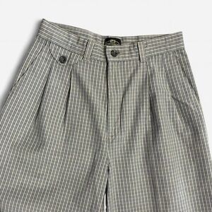 Lee Casuals blue and cream/yellow plaid high waisted pants